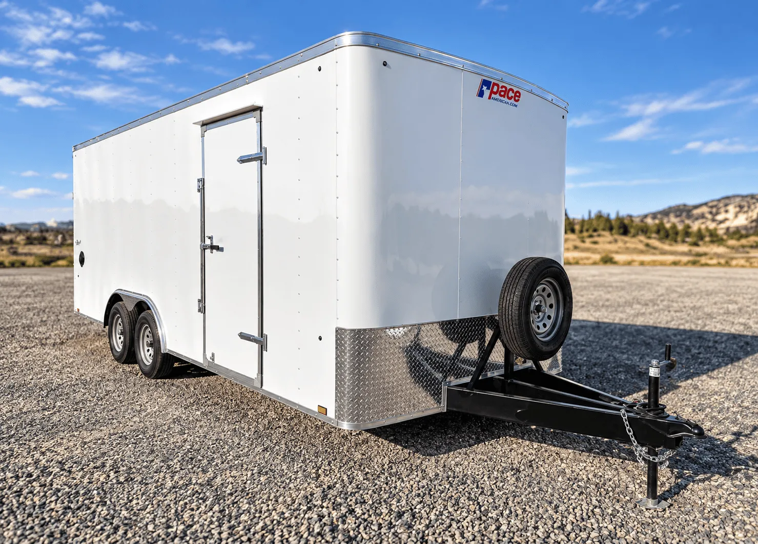 Enclosed cargo trailer for rent in Fontana, CA