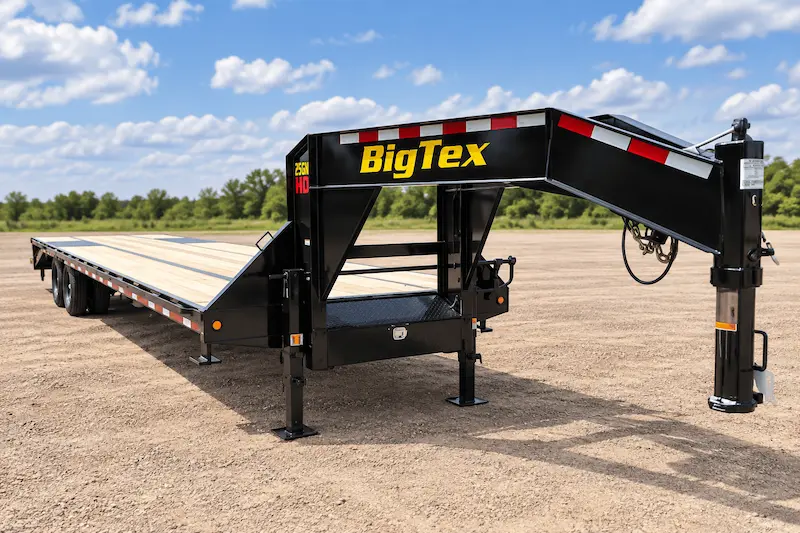 Gooseneck trailer for heavy loads for rent in Fontana, CA